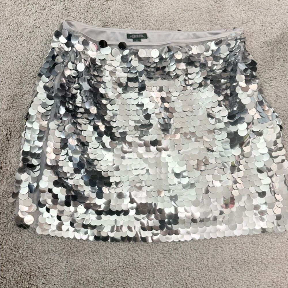 Wild Fable Sequined Mini Skirt